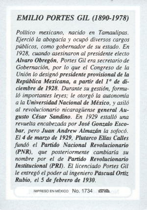 Biografia Emilio Portes Gil Atras
